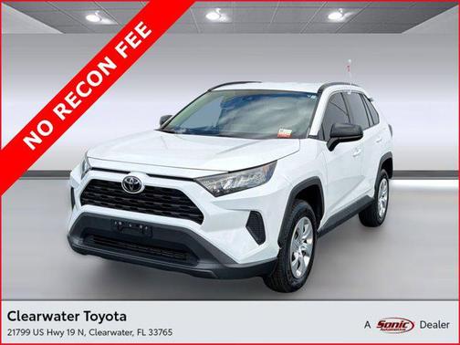 Super White 2021 Toyota RAV4 LE