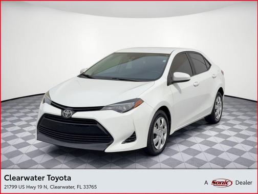 Super White 2019 Toyota Corolla LE