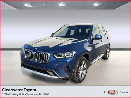 Phytonic Blue Metallic 2022 BMW X3 sDrive30i
