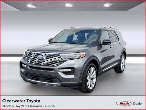 Carbonized Gray Metallic 2021 Ford Explorer Platinum