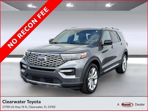 Carbonized Gray Metallic 2021 Ford Explorer Platinum