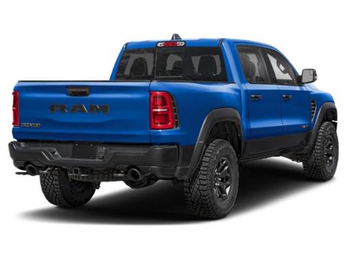 Hydro Blue Pearlcoat 2025 RAM 1500 RHO Crew Cab 4x4 5'7' Box