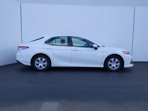 Blue 2019 Toyota Camry Hybrid LE