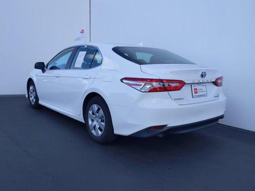 Blue 2019 Toyota Camry Hybrid LE