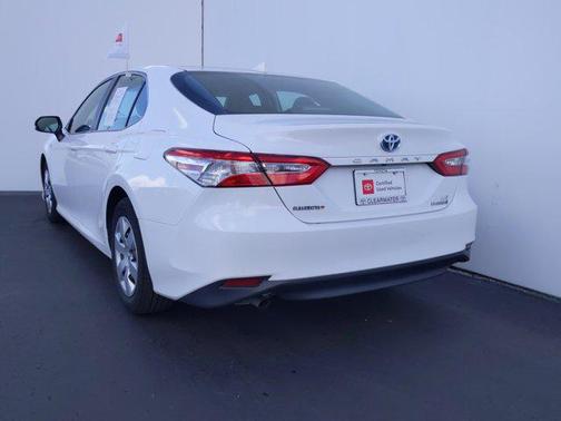 Blue 2019 Toyota Camry Hybrid LE