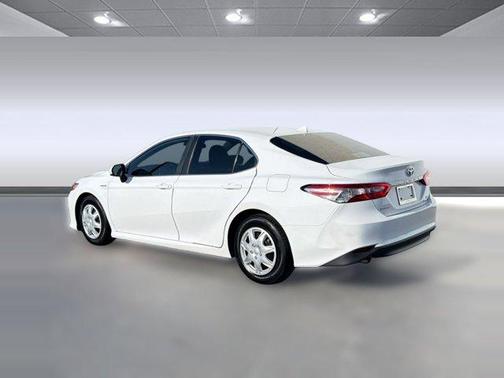 Blue 2019 Toyota Camry Hybrid LE