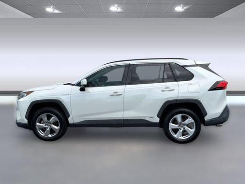 Blizzard Pearl 2020 Toyota RAV4 Hybrid SE