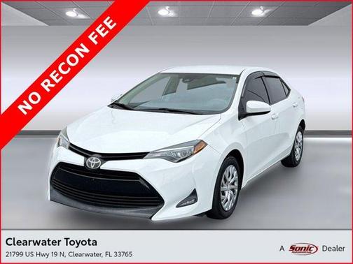 Super White 2019 Toyota Corolla LE