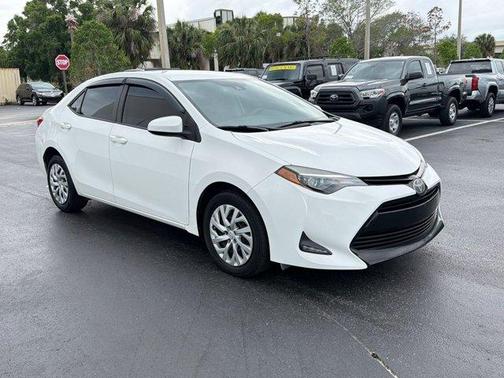 Super White 2019 Toyota Corolla LE