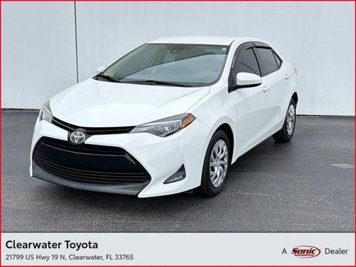Super White 2019 Toyota Corolla LE