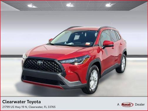 Barcelona Red Metallic 2023 Toyota Corolla Cross LE