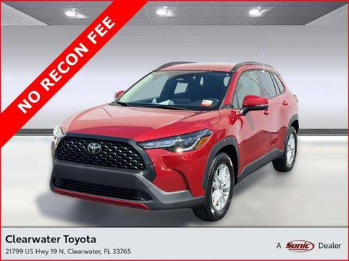 Barcelona Red Metallic 2023 Toyota Corolla Cross LE