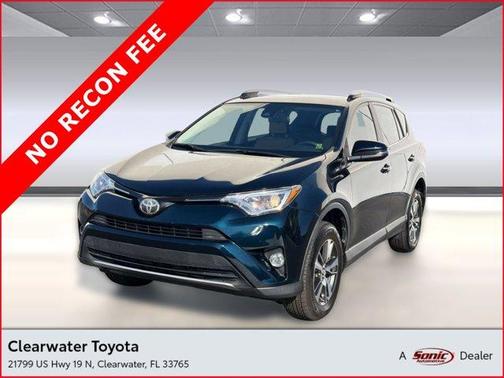 Blue 2018 Toyota RAV4 XLE
