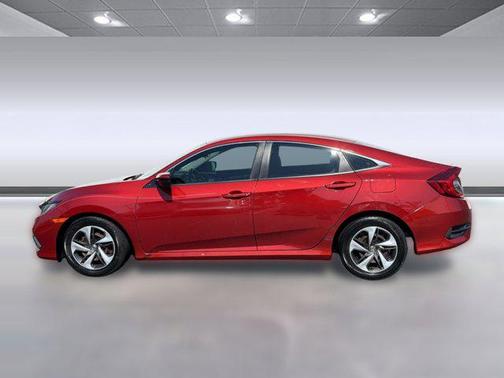 Red 2019 Honda Civic LX