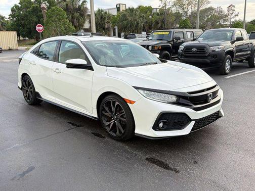 White 2018 Honda Civic Sport Touring