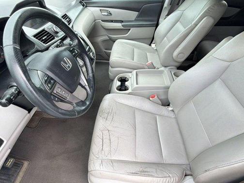 Modern Steel Metallic 2014 Honda Odyssey Touring Elite