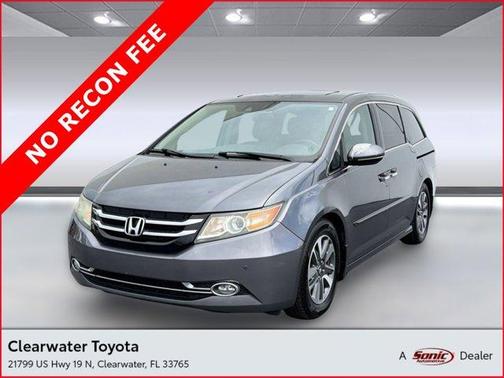 Modern Steel Metallic 2014 Honda Odyssey Touring Elite
