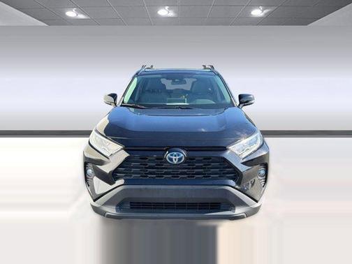 Midnight Black Metallic 2021 Toyota RAV4 Hybrid XLE Premium
