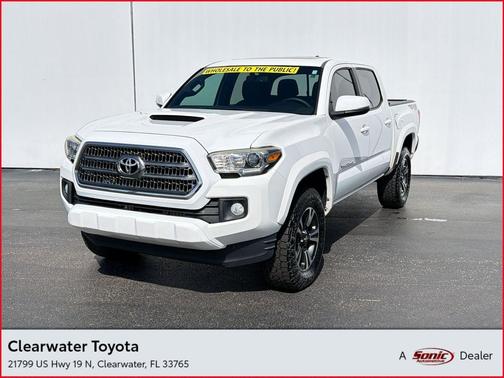 Super White 2017 Toyota Tacoma TRD Sport