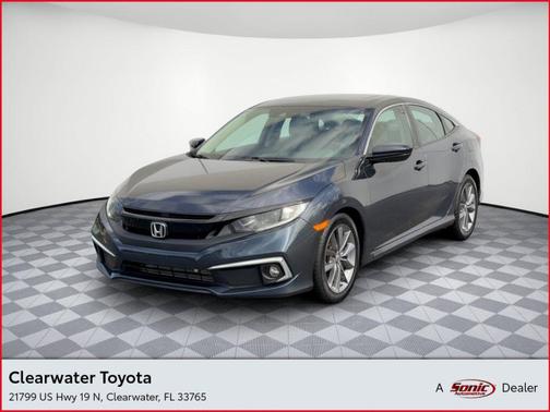 Modern Steel Metallic 2019 Honda Civic EX