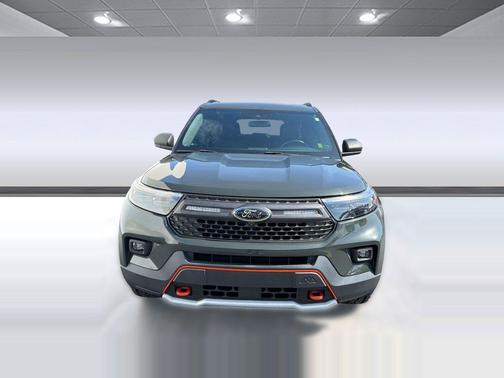 Forged Green Metallic 2022 Ford Explorer Timberline