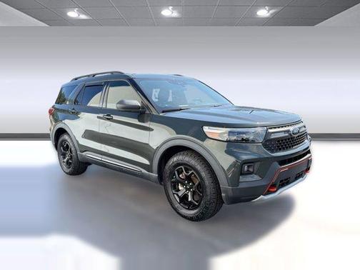 Forged Green Metallic 2022 Ford Explorer Timberline