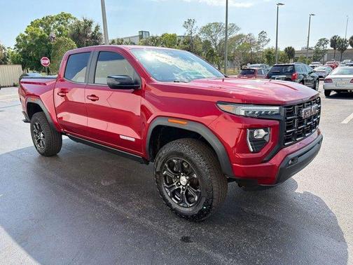 Volcanic Red Tintcoat 2024 GMC Canyon Elevation