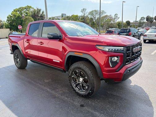 Volcanic Red Tintcoat 2024 GMC Canyon Elevation