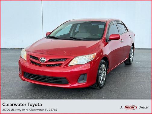 Barcelona Red Metallic 2011 Toyota Corolla LE