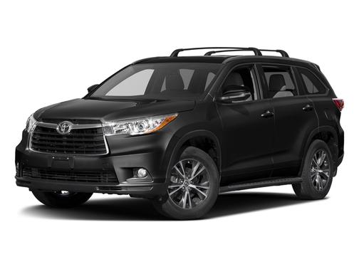 Midnight Black Metallic 2016 Toyota Highlander XLE