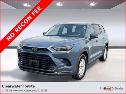 Midnight Black Metallic 2025 Toyota Grand Highlander XLE