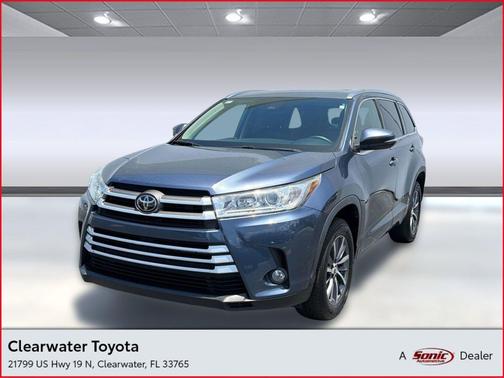 Shoreline Blue Pearl 2018 Toyota Highlander XLE