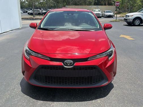 Barcelona Red Metallic 2020 Toyota Corolla LE