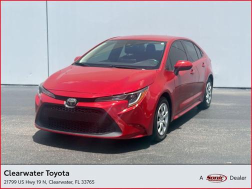 Barcelona Red Metallic 2020 Toyota Corolla LE
