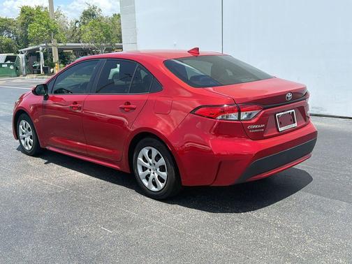 Barcelona Red Metallic 2020 Toyota Corolla LE