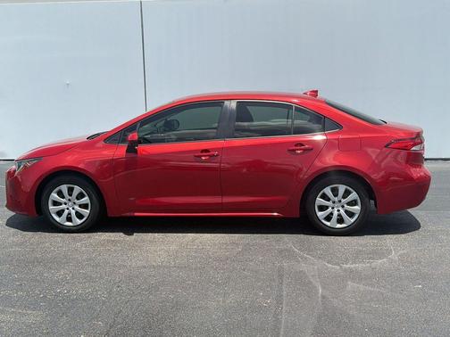 Barcelona Red Metallic 2020 Toyota Corolla LE