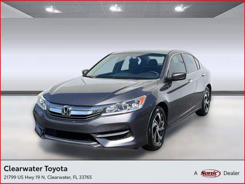 Gray 2017 Honda Accord LX