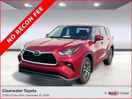 Ruby Flare Pearl 2024 Toyota Highlander XLE