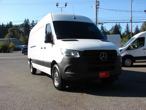 Grey White 2023 Mercedes-Benz Sprinter 2500 2500 High Roof I4 Gas 170" RWD