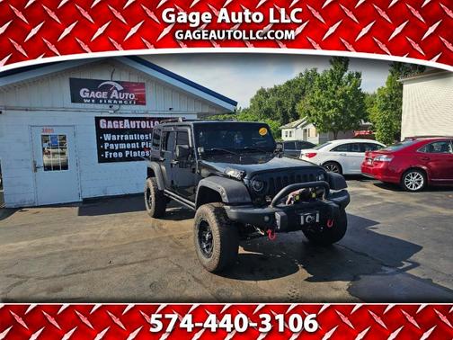 Black 2016 Jeep Wrangler Unlimited Sahara