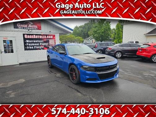 Blue 2017 Dodge Charger Police