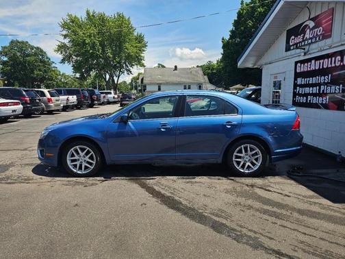 Blue 2010 Ford Fusion SEL