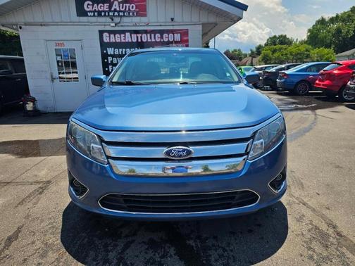 Blue 2010 Ford Fusion SEL