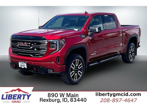 Volcanic Red Tintcoat 2025 GMC Sierra 1500 AT4