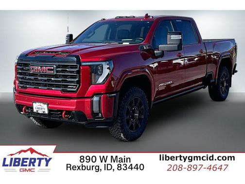 Volcanic Red Tintcoat 2024 GMC Sierra 2500 AT4