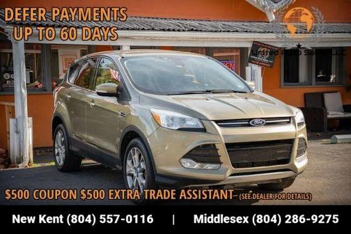 Green 2013 Ford Escape SEL