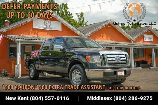 Black 2010 Ford F-150 XLT SuperCrew