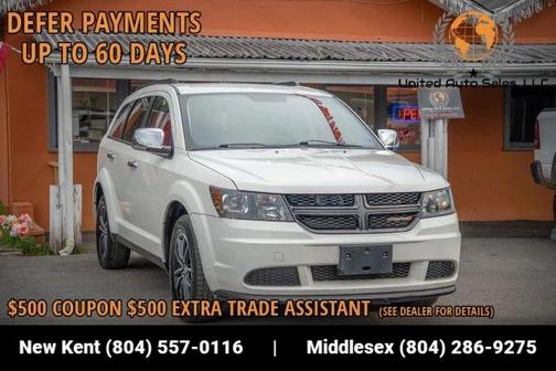 White 2018 Dodge Journey SE