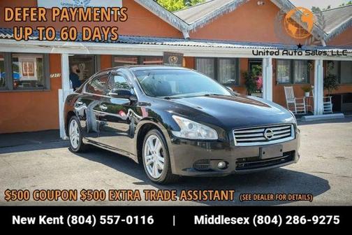 Super Black 2014 Nissan Maxima SV
