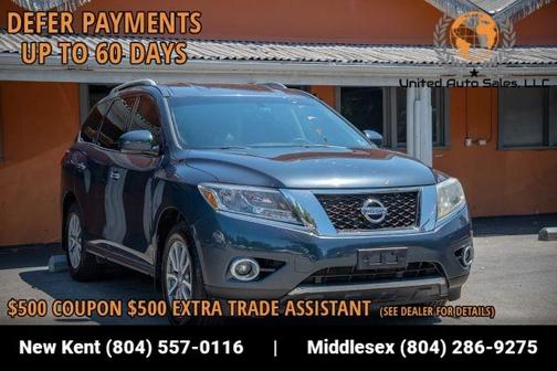 Arctic Blue Metallic 2016 Nissan Pathfinder S